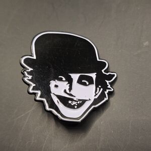 The Adicts Punk Band Enamel Pin | Black & White Lion Logo